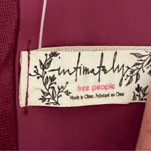 NWT $48 Free People Naomi Longline Bra XS or Small Dried Rose Pink - Picture 12 of 16